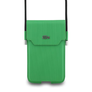 Lacoste Universal Crossbody Phone Pouch - Petit Pique - Estragon Green