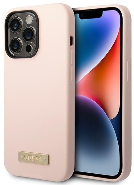 GUESS iPhone 14 Pro hoesje - Roze - productfoto