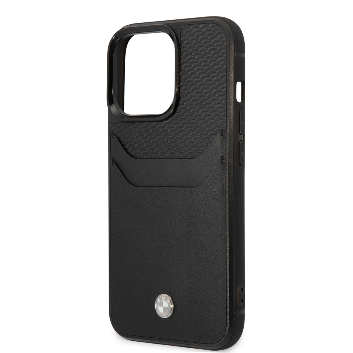 BMW iPhone 14 Pro hoesje - Card holder - Zwart - detail 7
