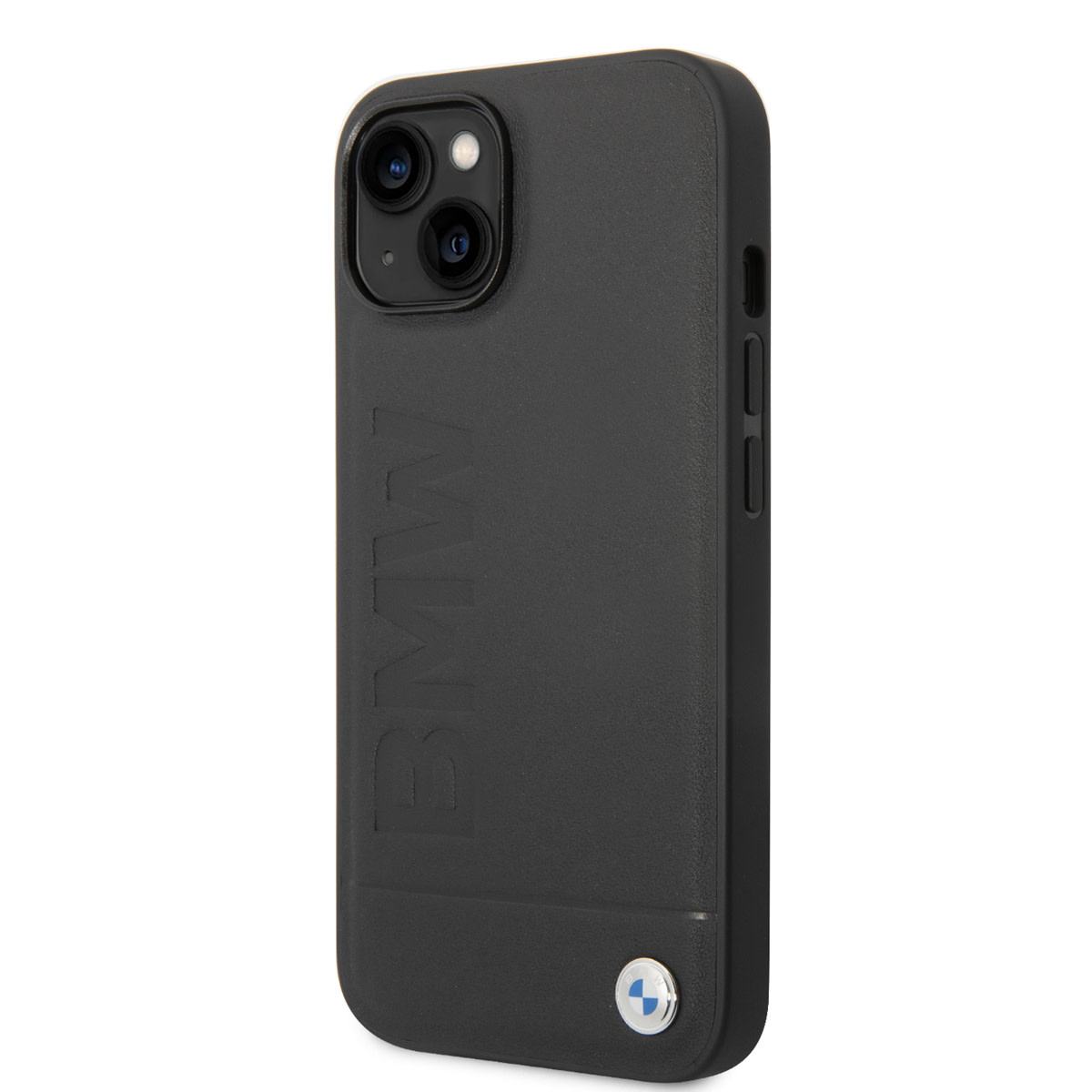 BMW iPhone 14 Plus hoesje - Hot Stamp - Zwart - detail 1