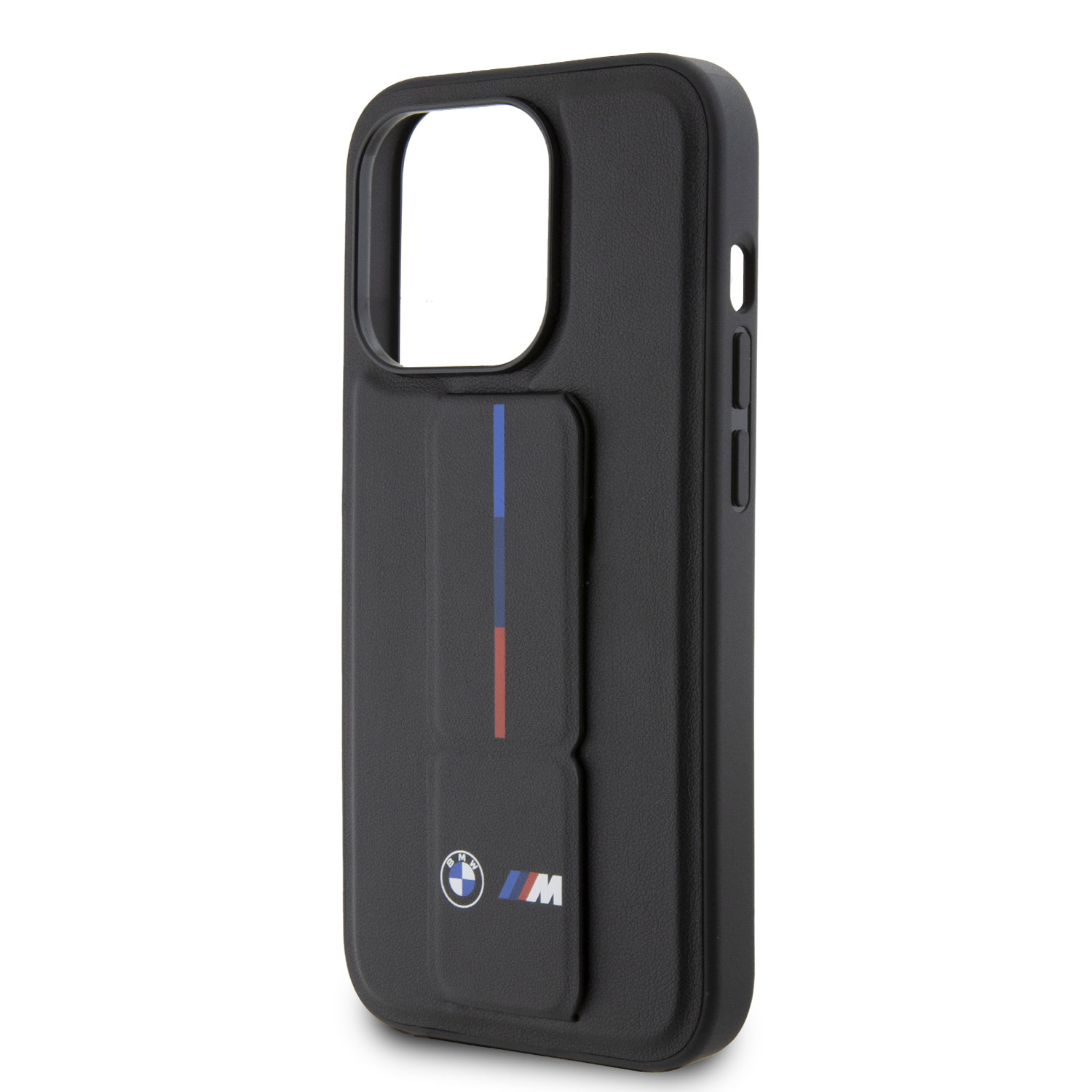 BMW iPhone 15 Pro hoesje - Tricolor Gripstand - Zwart - detail 5