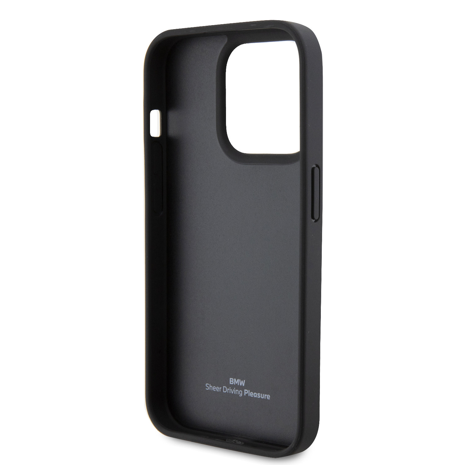 BMW iPhone 15 Pro hoesje - Quilted Pattern - Zwart - detail 6