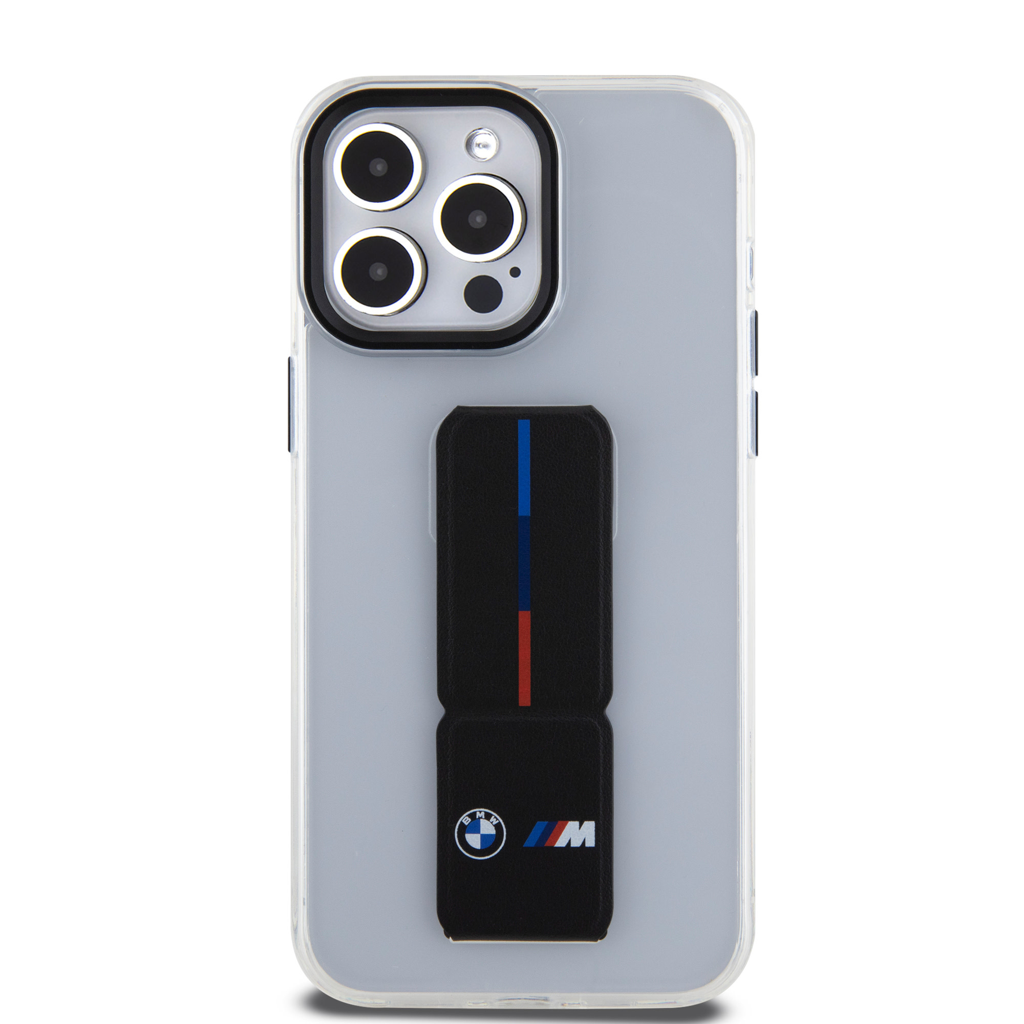 BMW iPhone 15 Pro hoesje - Gripstand - Transparant - detail 2