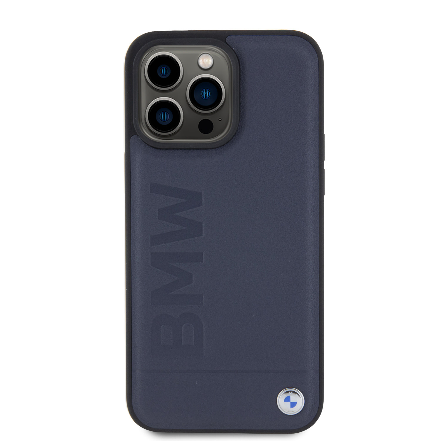 BMW iPhone 15 Pro hoesje - Hot Stamp Pattern - Donkerblauw - detail 1