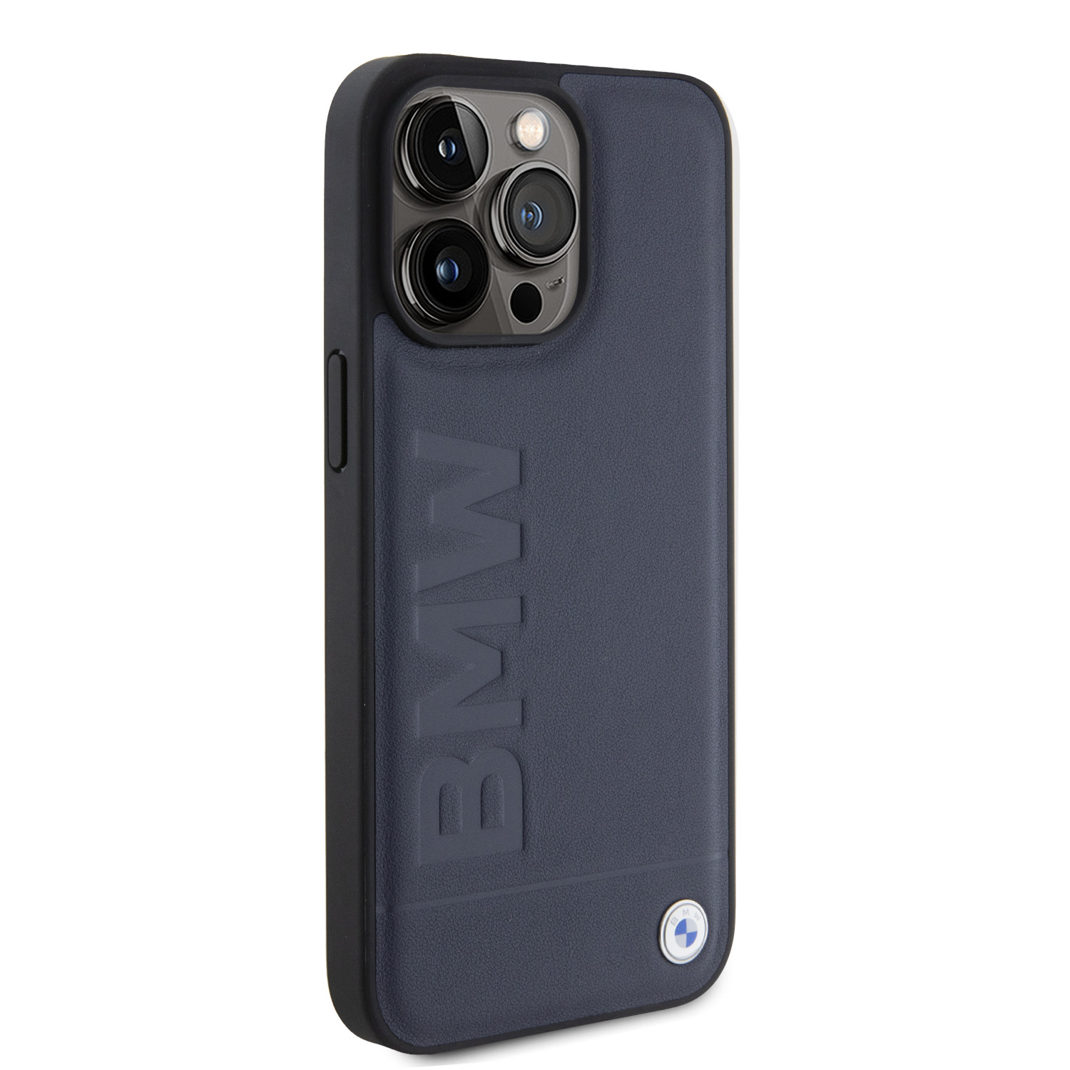 BMW iPhone 15 Pro hoesje - Hot Stamp Pattern - Donkerblauw - detail 3