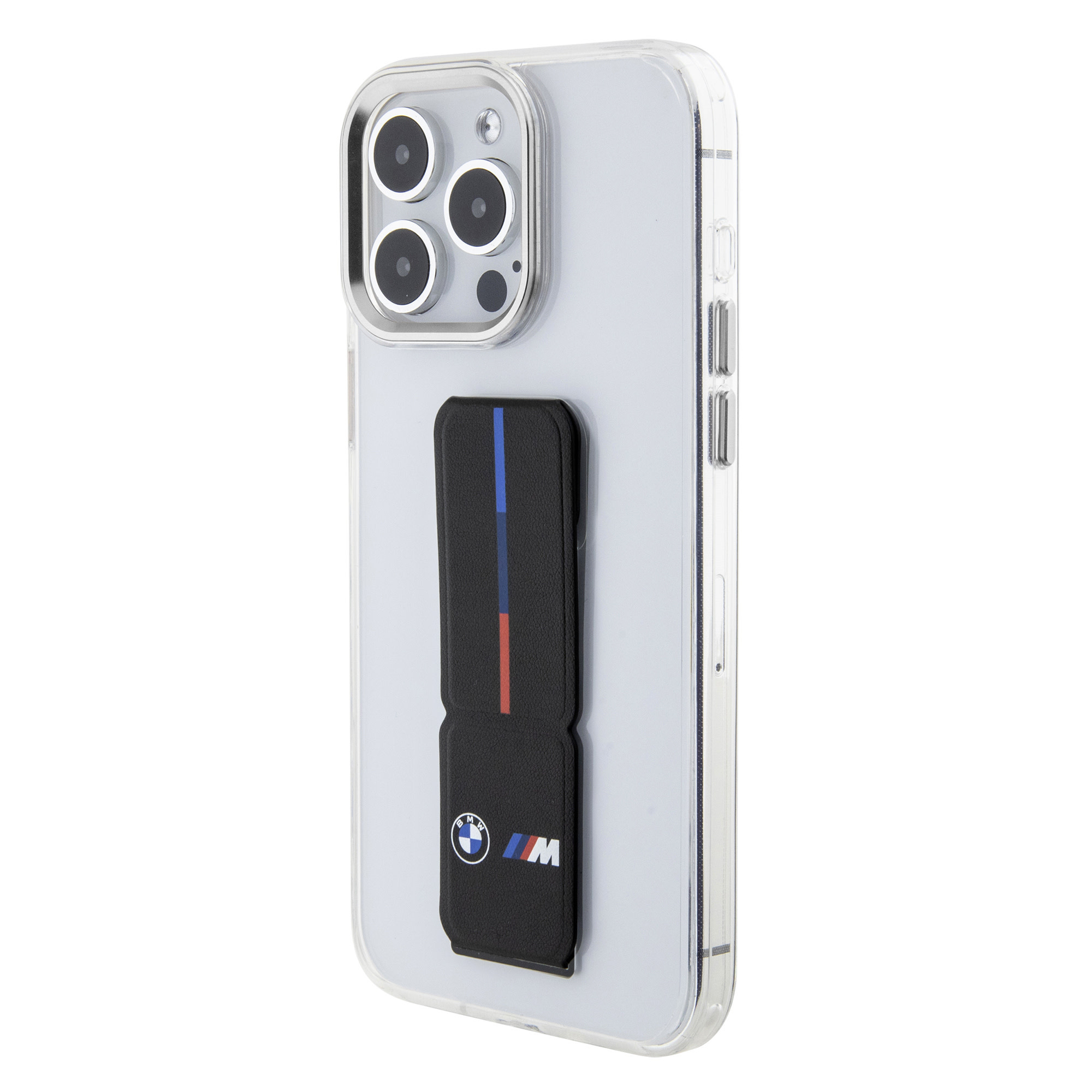BMW iPhone 15 Pro Max hoesje - Gripstand - Transparant - detail 1