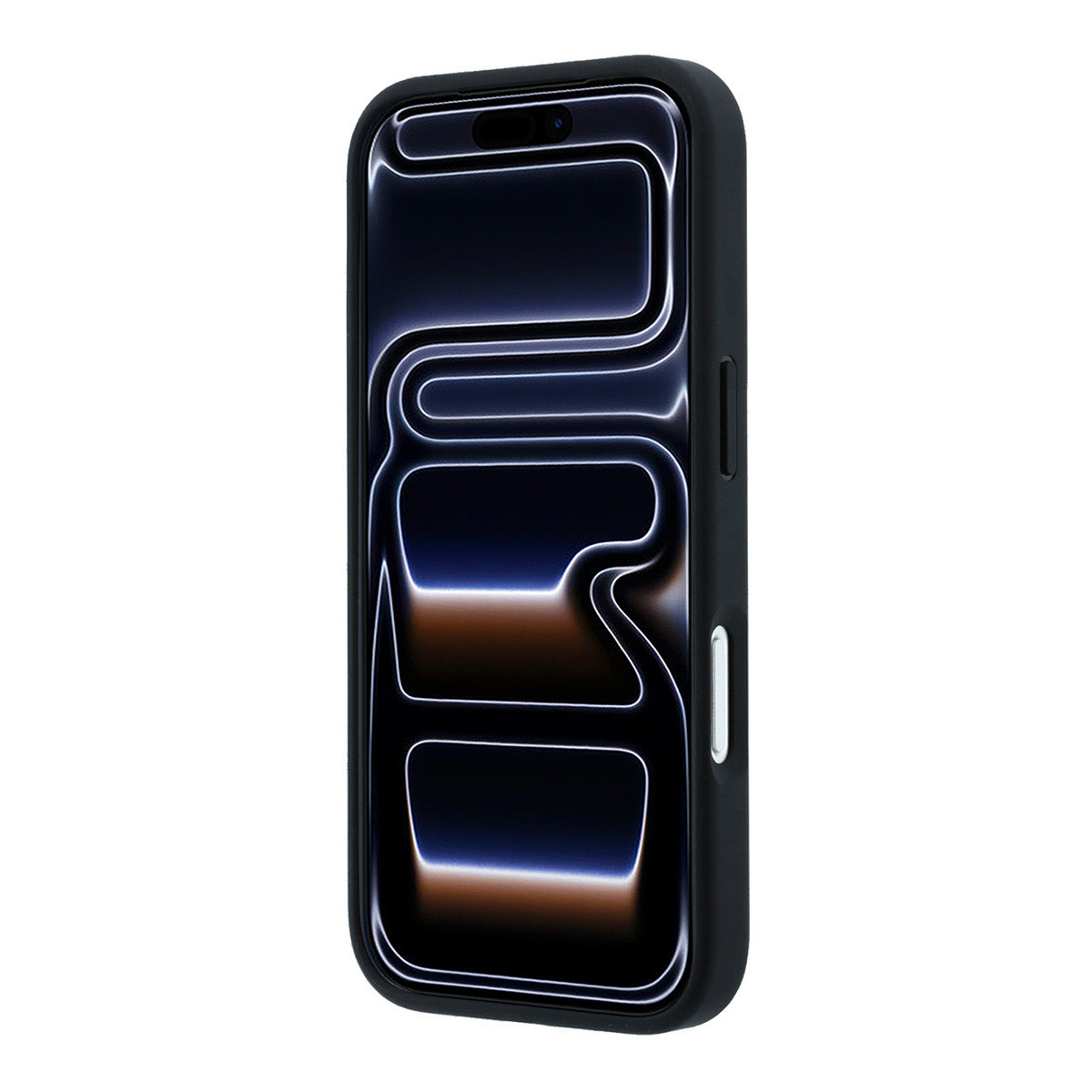 BMW iPhone 18 Pro / iPhone 17 Pro hoesje MagSafe - PU - textured tyre-track pattern - hard shell - metal logos Lichtblauw - detail 1
