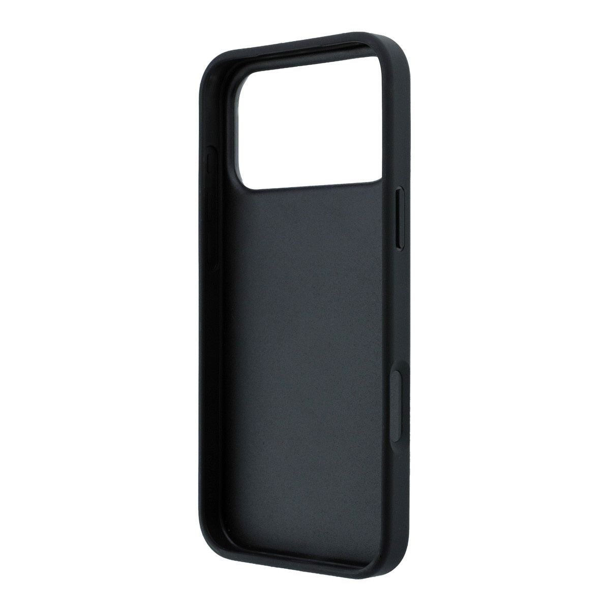 BMW M iPhone 18 Pro Max / iPhone 17 Pro Max hoesje MagSafe - PU - Kevlar - hard shell - ring stand - metal logos Zwart - detail 6