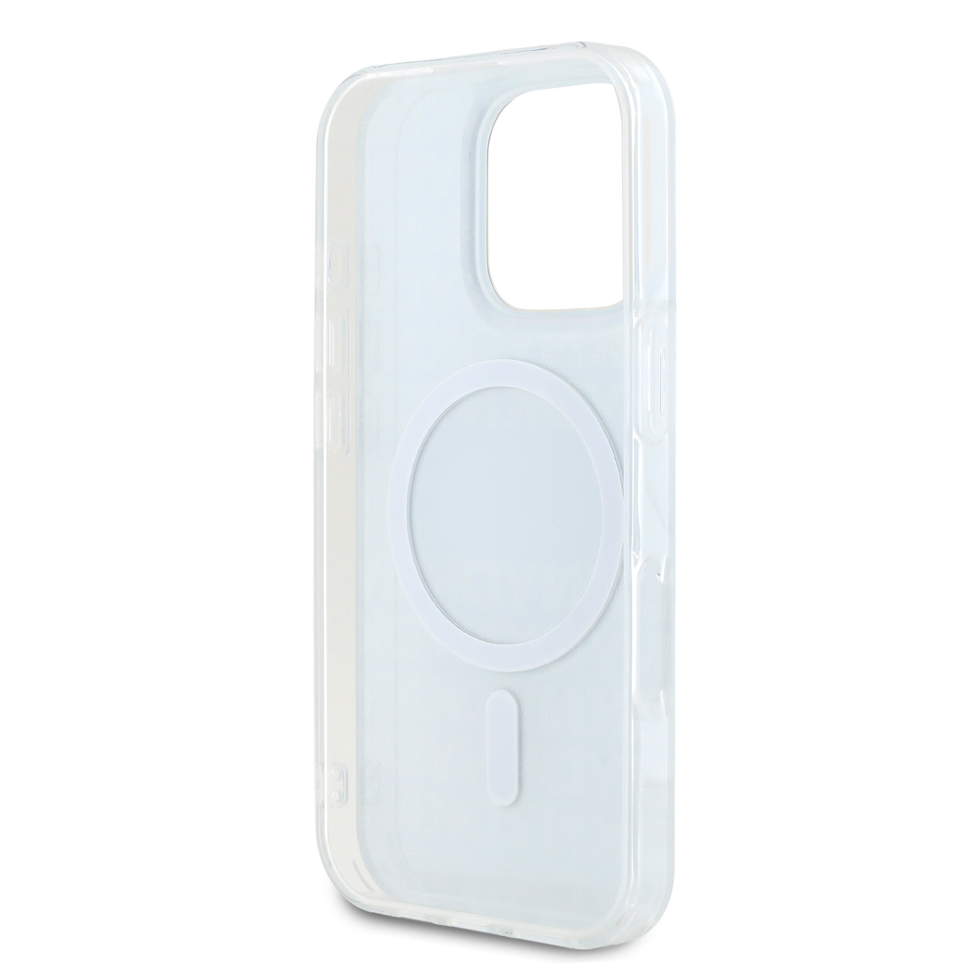 DKNY iPhone 16 Pro hoesje PC/TPU Repeat Pattern Tonal Stripe Magsafe - Zwart - detail 11
