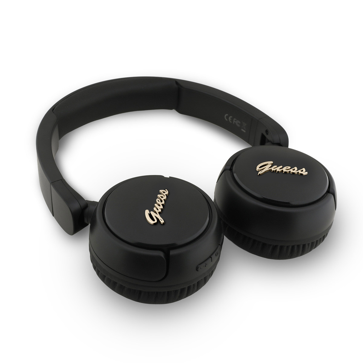 GUESS Bluetooth-koptelefoon - Metal Logo Script - Zwart - detail 2