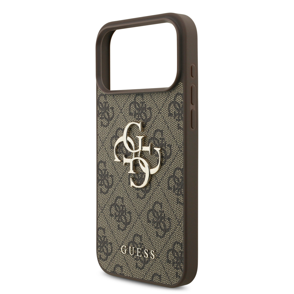 GUESS iPhone 18 Pro hoesje - HC 4G PU Big Logo - Bruin - detail 5