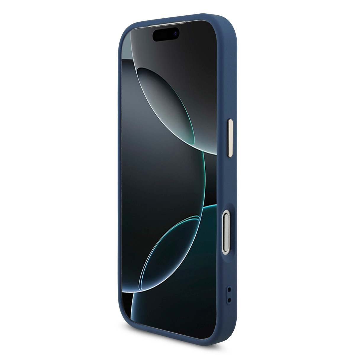 GUESS iPhone 18 Pro hoesje - HC 4G PU With Big 4G Classic Logo GD - Blauw - detail 4