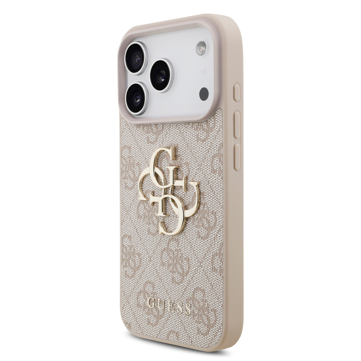 GUESS iPhone 18 Pro hoesje - HC 4G PU Big Logo - Roze - detail 1