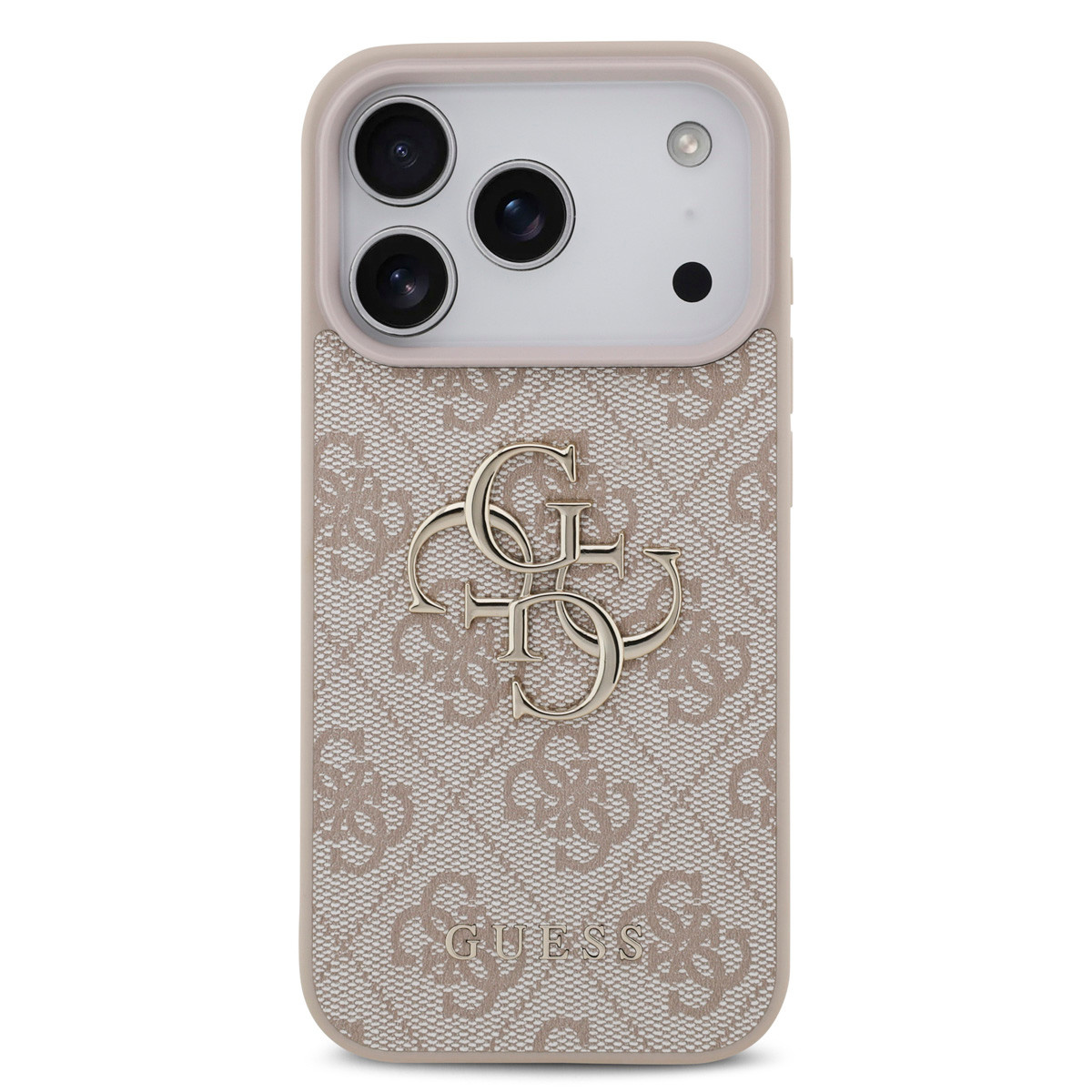 GUESS iPhone 18 Pro hoesje - HC 4G PU Big Logo - Roze - detail 2