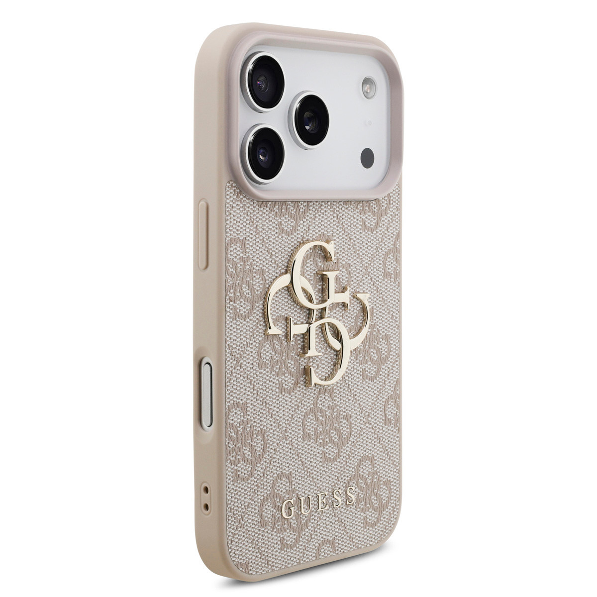 GUESS iPhone 18 Pro hoesje - HC 4G PU Big Logo - Roze - detail 3