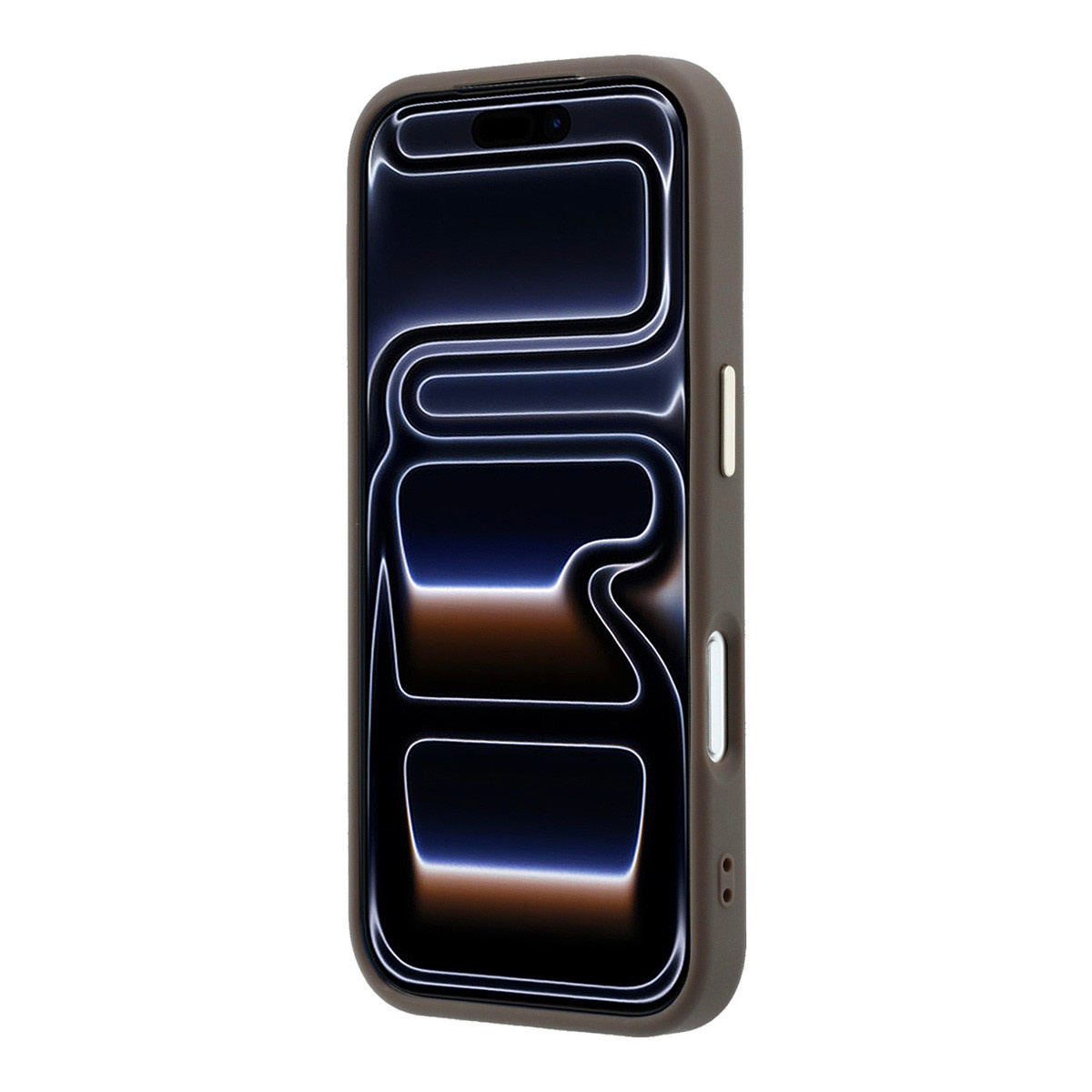 GUESS iPhone 18 Pro hoesje - HC 4G PU & Big Resin Logo - Bruin - detail 4