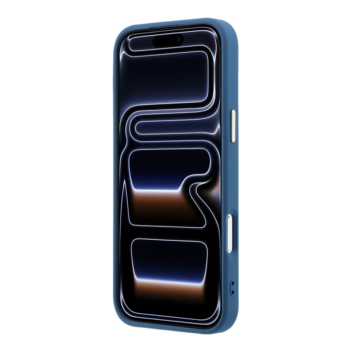 GUESS iPhone 18 Pro Max hoesje - HC 4G PU & Big Resin Logo - Lichtblauw - detail 4