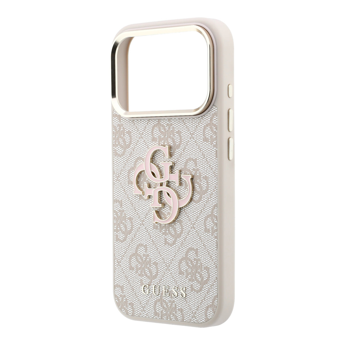 GUESS iPhone 18 Pro Max hoesje - HC 4G PU & Big Resin Logo - Roze - detail 5