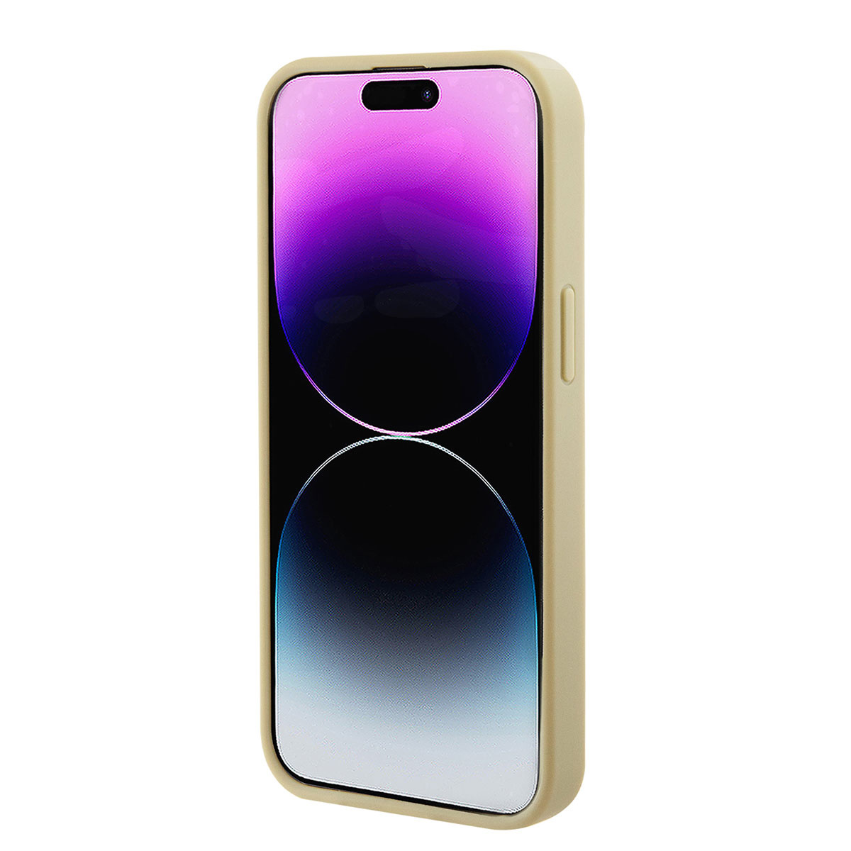 GUESS iPhone 15 Plus hoesje Saffiano - Beige - detail 6
