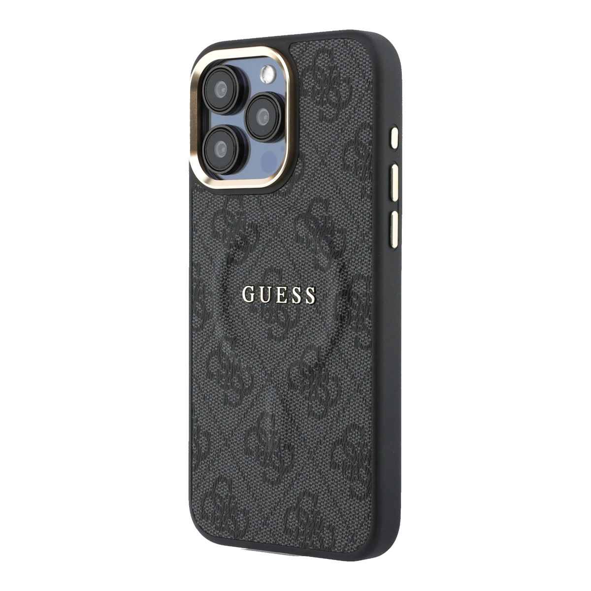 GUESS iPhone 15 Pro Max hoesje - MagSafe 4G With Classic Logo - Zwart - detail 1