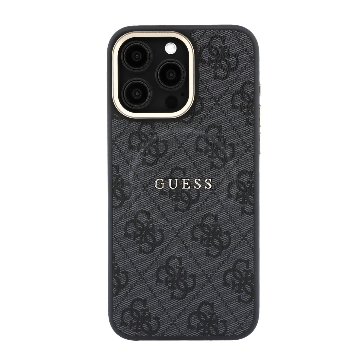 GUESS iPhone 15 Pro Max hoesje - MagSafe 4G With Classic Logo - Zwart - detail 2