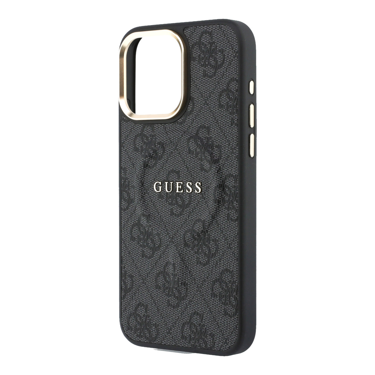 GUESS iPhone 15 Pro Max hoesje - MagSafe 4G With Classic Logo - Zwart - detail 5