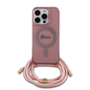GUESS iPhone 16 hoesje Pink - Roze - productfoto