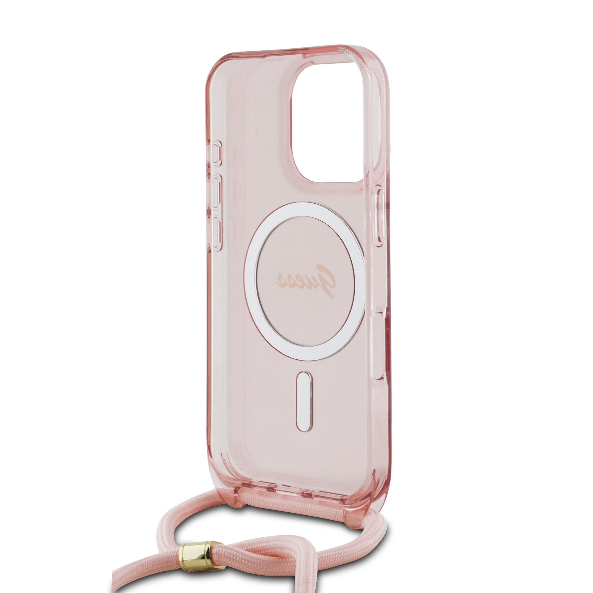 GUESS iPhone 16 hoesje Pink - Roze - detail 2