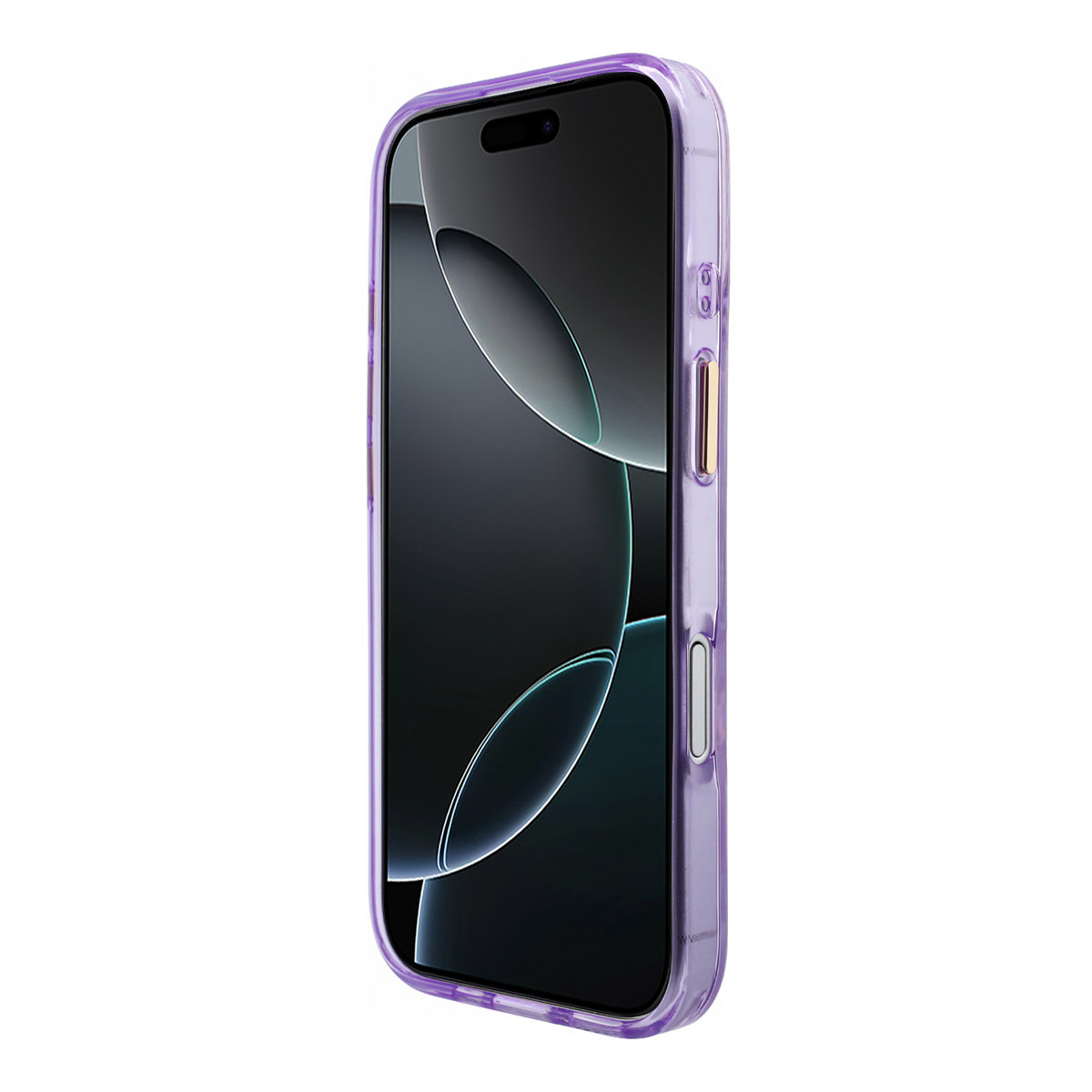 GUESS iPhone 17 hoesje - HC Magsafe IML Shell Script Metal - Paars - detail 5