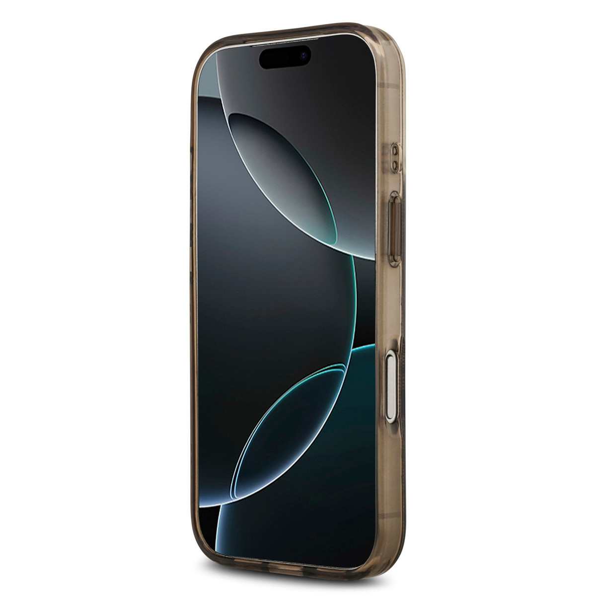 GUESS iPhone 17 Pro Max hoesje - MagSafe - Peony on 4G Background - Bruin - detail 8