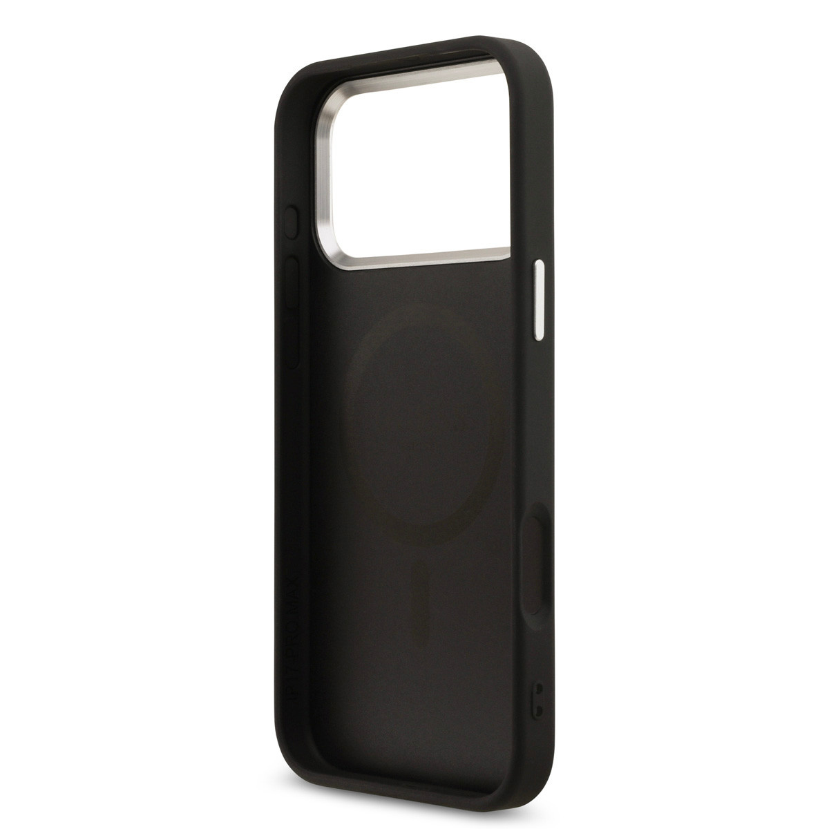 GUESS iPhone 17 Pro Max hoesje - HC Magsafe 4G PU With Triangle Logo SL - Zwart - detail 5
