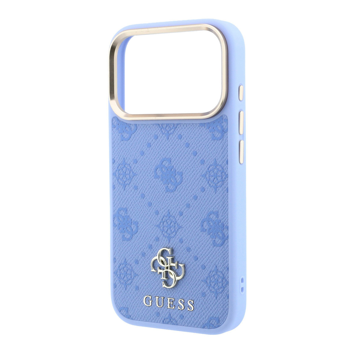 GUESS iPhone 18 Pro Case hard shell - MagSafe - Peony - HS - 4G - small logo Lichtblauw - detail 6