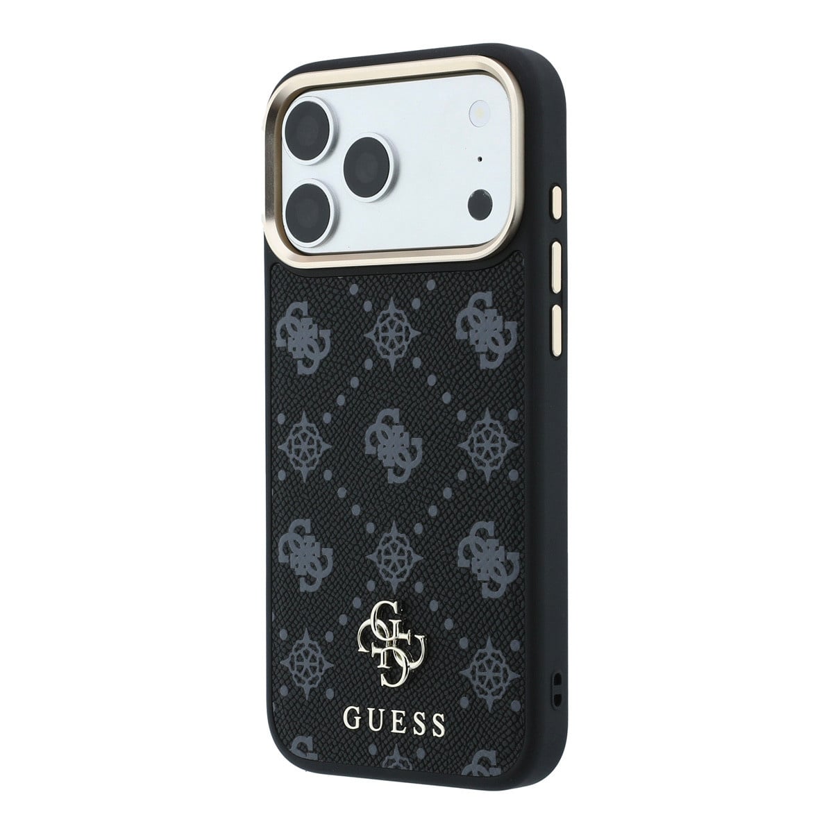 GUESS iPhone 18 Pro Case hard shell - MagSafe - Peony - HS - 4G - small logo Zwart - detail 3