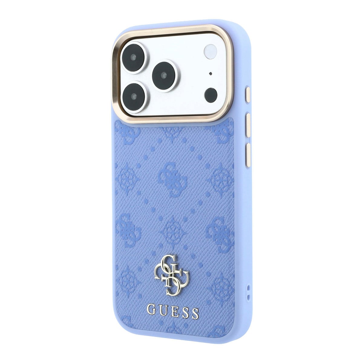 GUESS iPhone 18 Pro Max Case hard shell - MagSafe - Peony - HS - 4G - small logo Lichtblauw - detail 4
