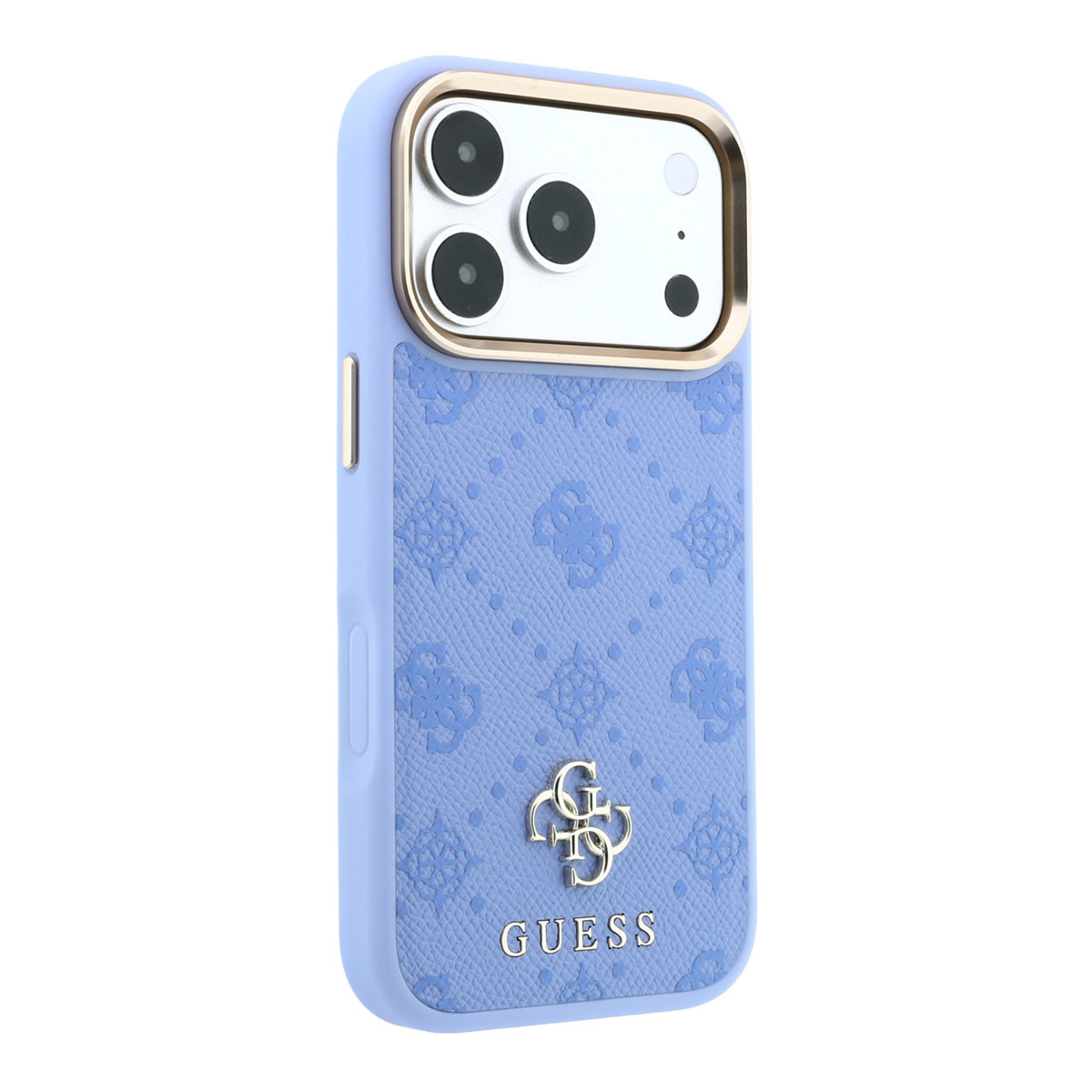 GUESS iPhone 18 Pro Max Case hard shell - MagSafe - Peony - HS - 4G - small logo Lichtblauw - detail 1
