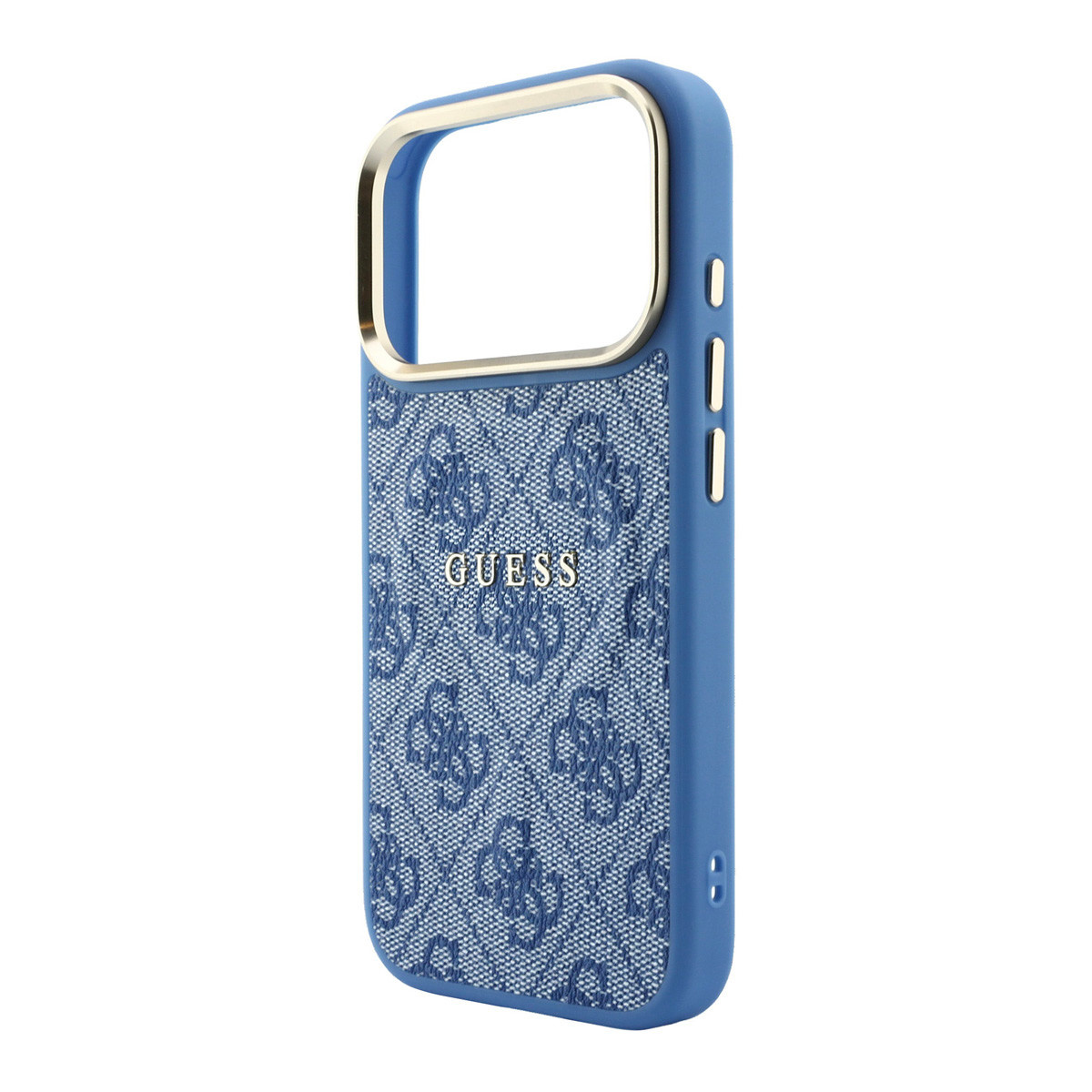 GUESS iPhone 18 Pro Max hoesje - HC Magsafe EMBossed 4G PU With Classic - Blauw - detail 5