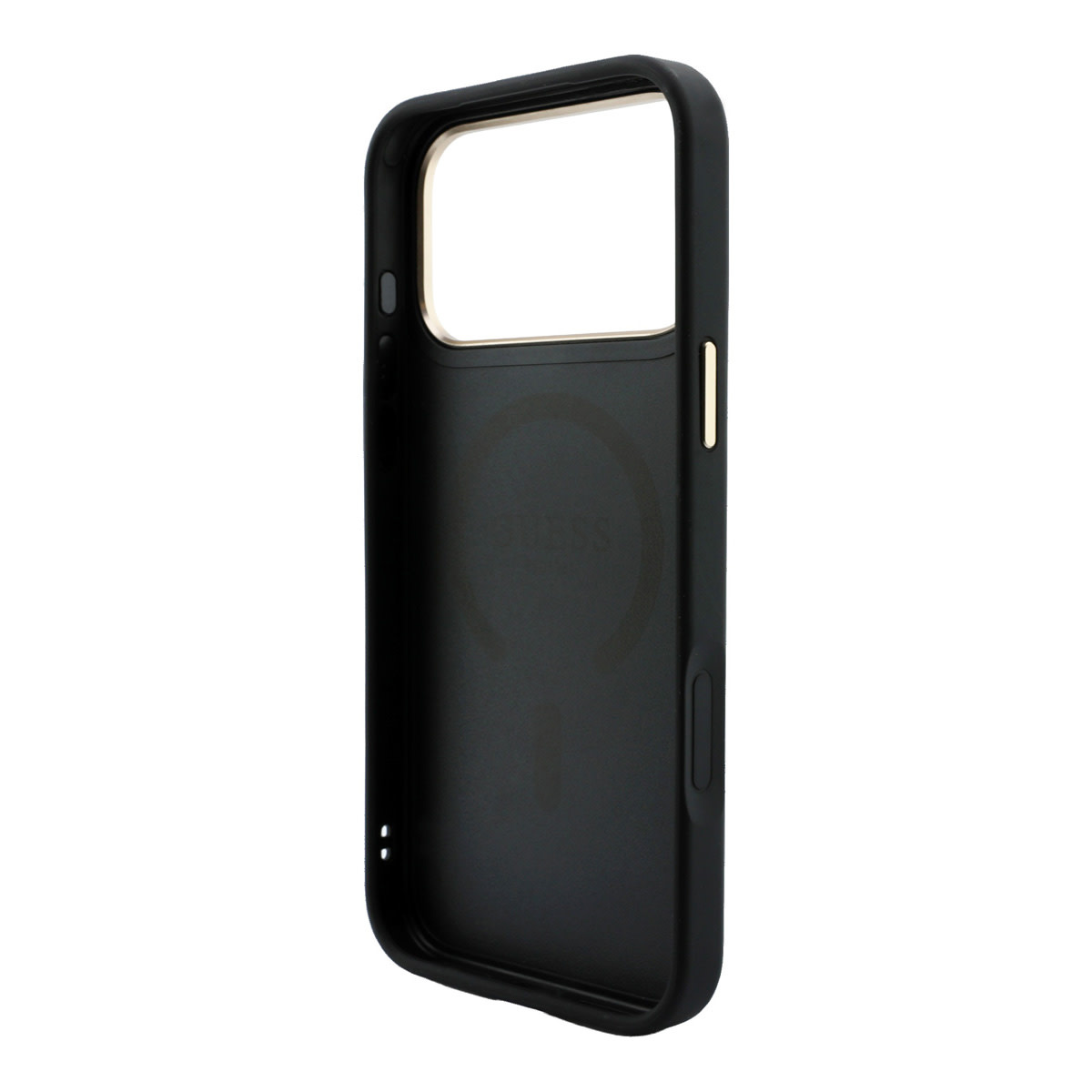 GUESS iPhone 18 Pro Max hoesje - HC Magsafe EMBossed 4G PU With Classic - Zwart - detail 6