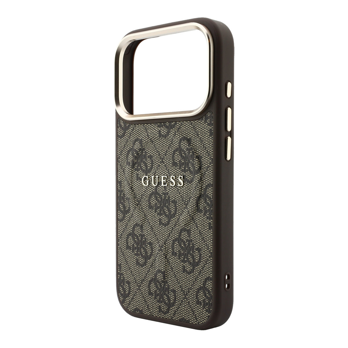 GUESS iPhone 18 Pro Max hoesje - HC Magsafe EMBossed 4G PU With Classic - Bruin - detail 5