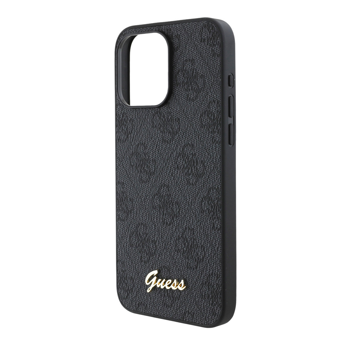 GUESS iPhone 15 Pro Max hoesje - HC O PU 4G Script Logo - Zwart - detail 5