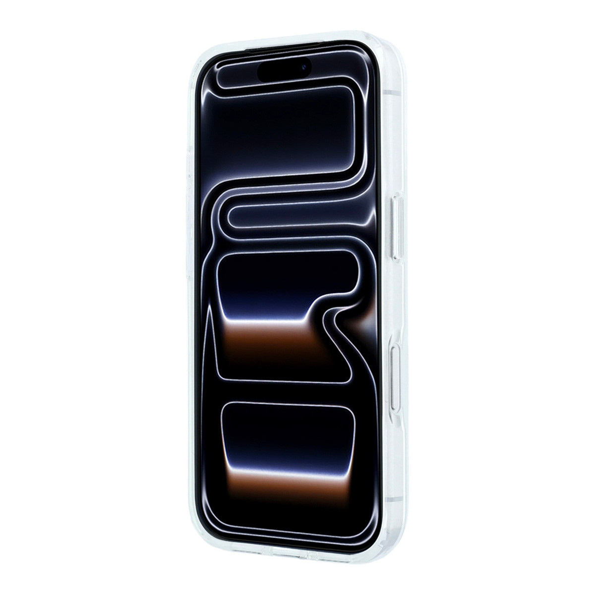 GUESS iPhone 18 Pro Case - IML - 4G - hard shell - script metal logo - Wit - detail 4