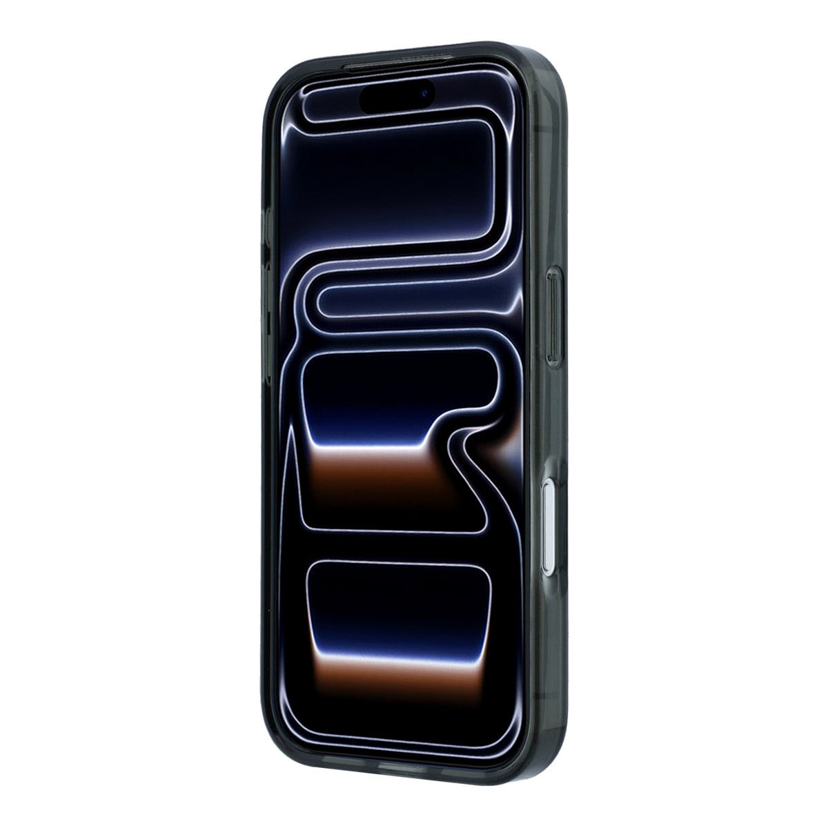 GUESS iPhone 18 Pro Case - IML - 4G - hard shell - script metal logo - Zwart - detail 4