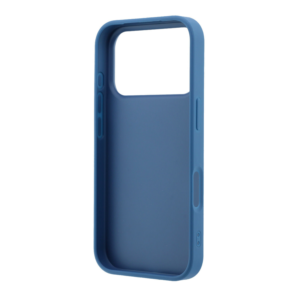 GUESS iPhone 18 Pro / iPhone 17 Pro hoesje 4G - PU - hard shell - large rhinestone logo Blauw - detail 1