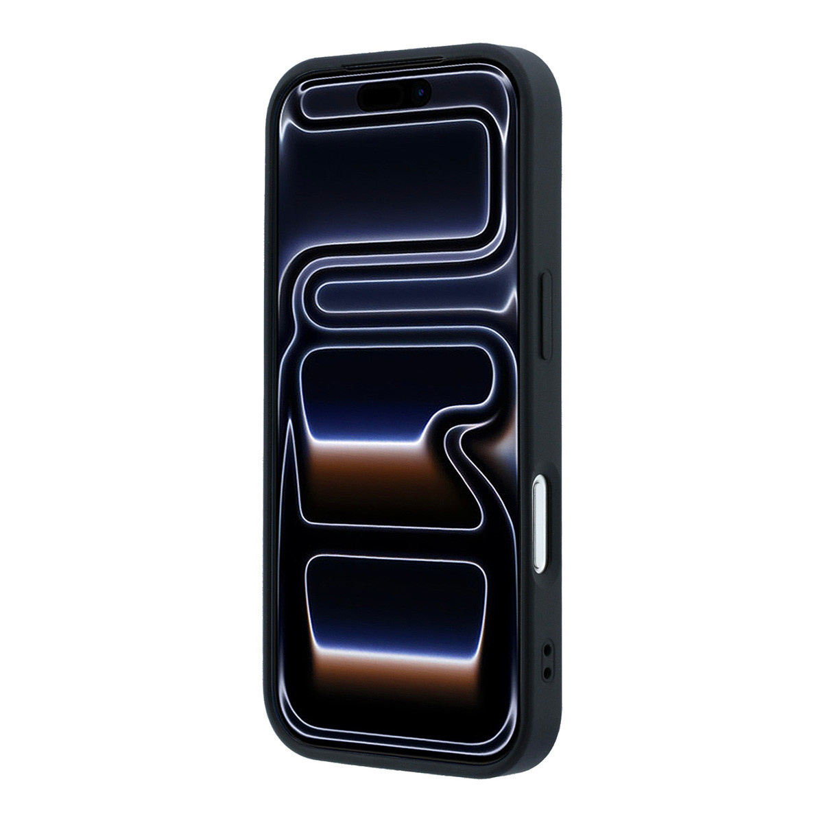 GUESS iPhone 18 Pro / iPhone 17 Pro hoesje 4G - PU - hard shell - large resin logo Zwart - detail 2