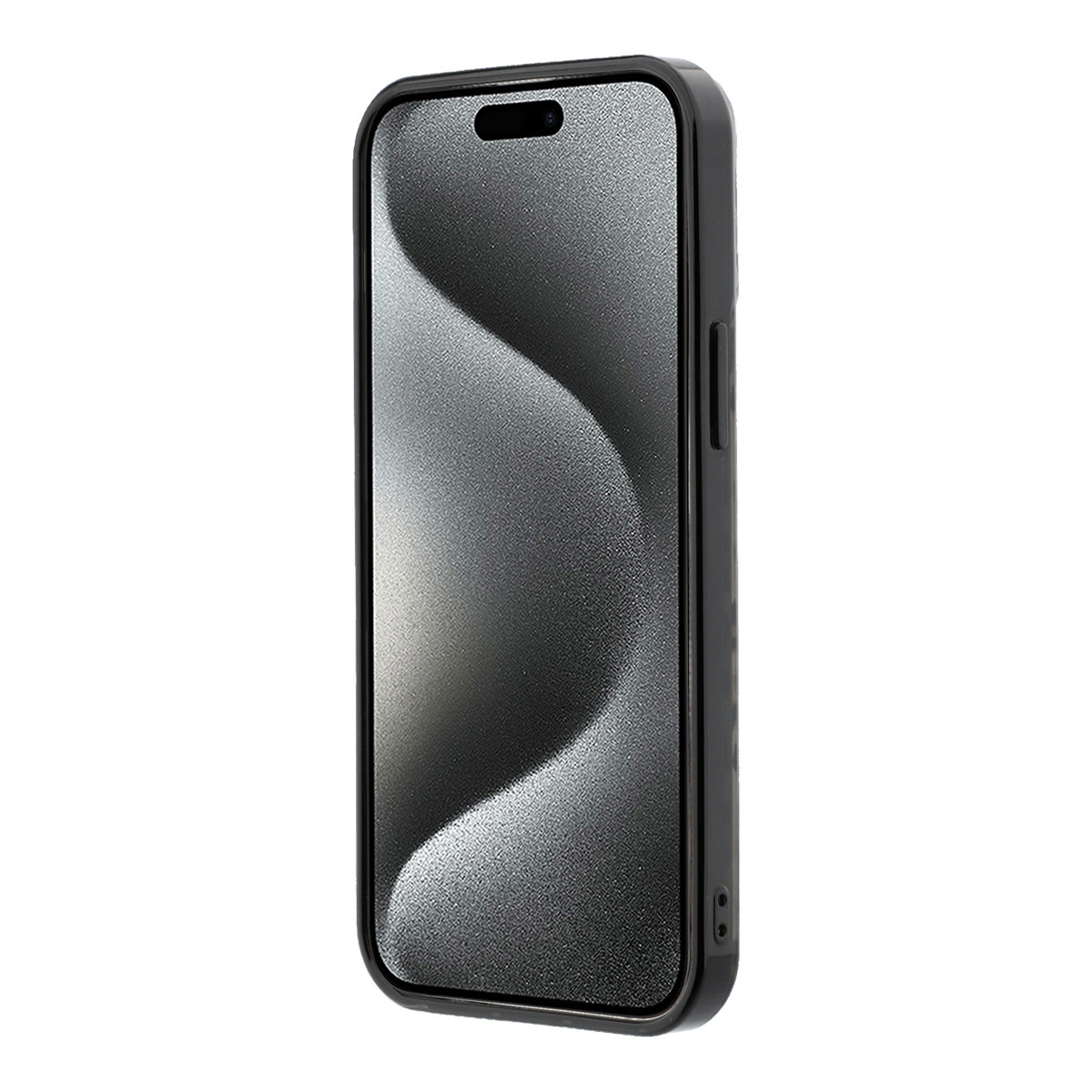 GUESS iPhone 15 Pro Max hoesje - HC O PC TPU Leopard Printed - Bruin - detail 4