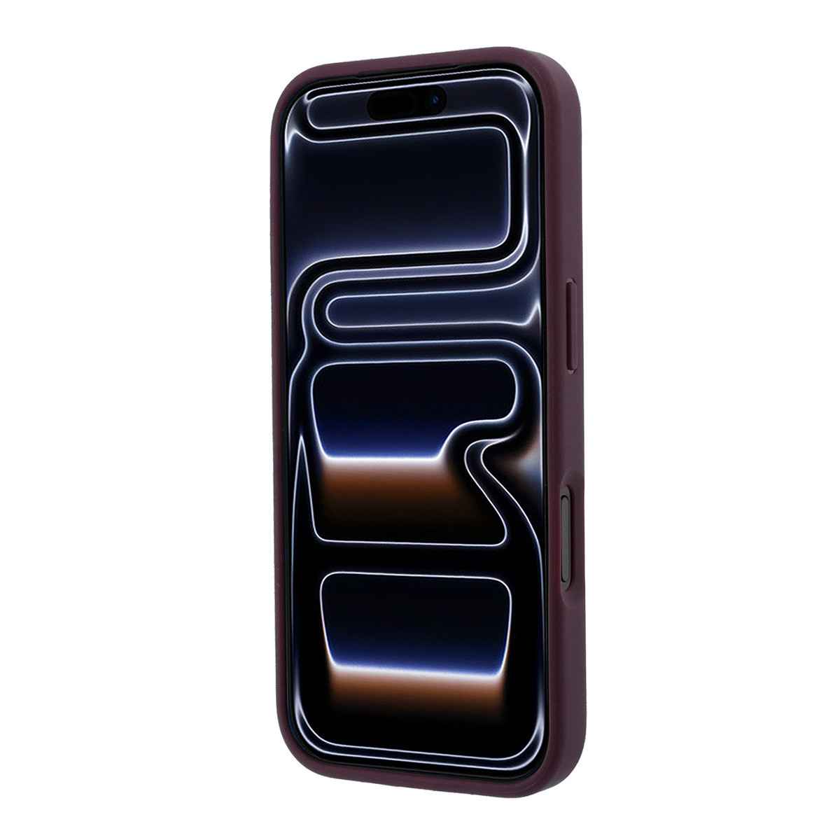 GUESS iPhone 18 Pro / iPhone 17 Pro hoesje MagSafe - PU - perforated - 4G - hard shell - gold-coloured logo Bordeauxrood - detail 2
