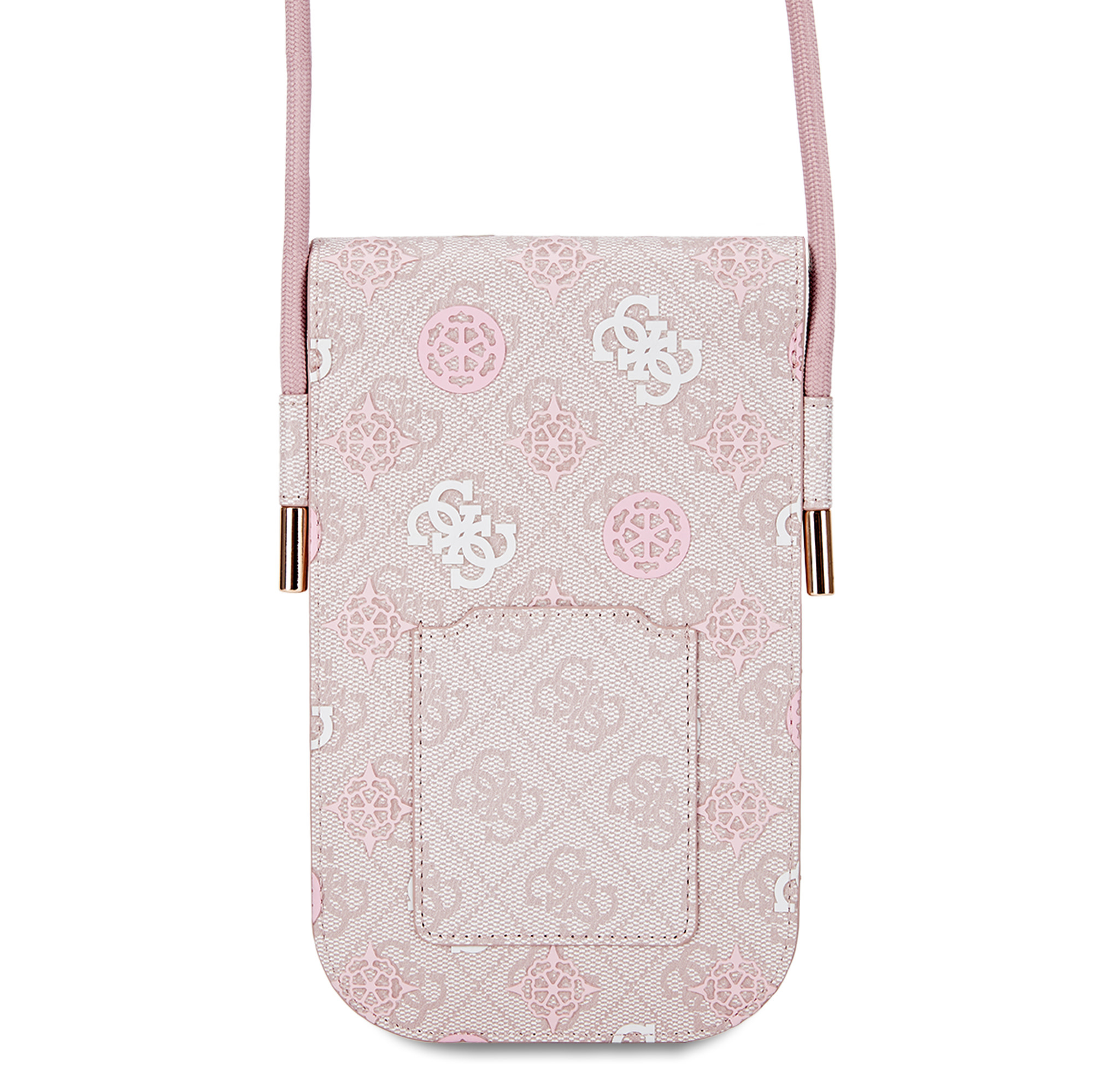 GUESS PU Telefoontas - 4G Peony Multicolor - Roze - detail 1