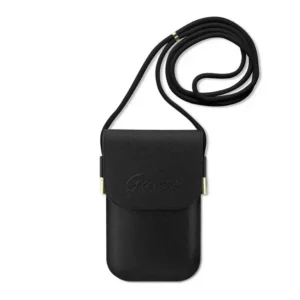 GUESS PU Telefoontas - telefoontas - Embossed Logo - Zwart - productfoto