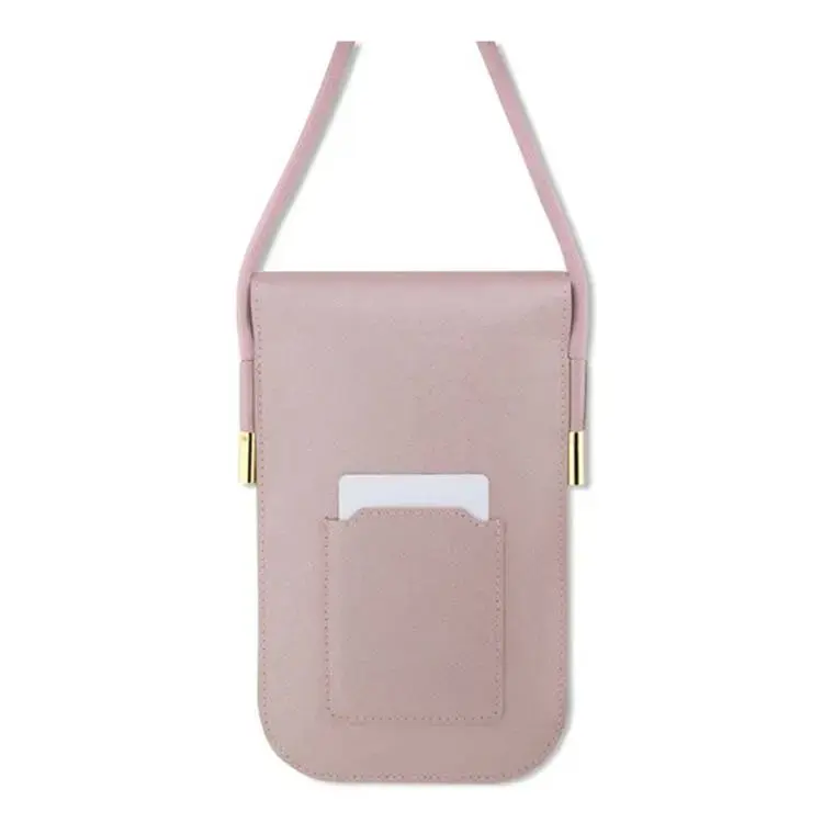 GUESS PU Telefoontas - telefoontas - Embossed Logo - Roze - detail 1