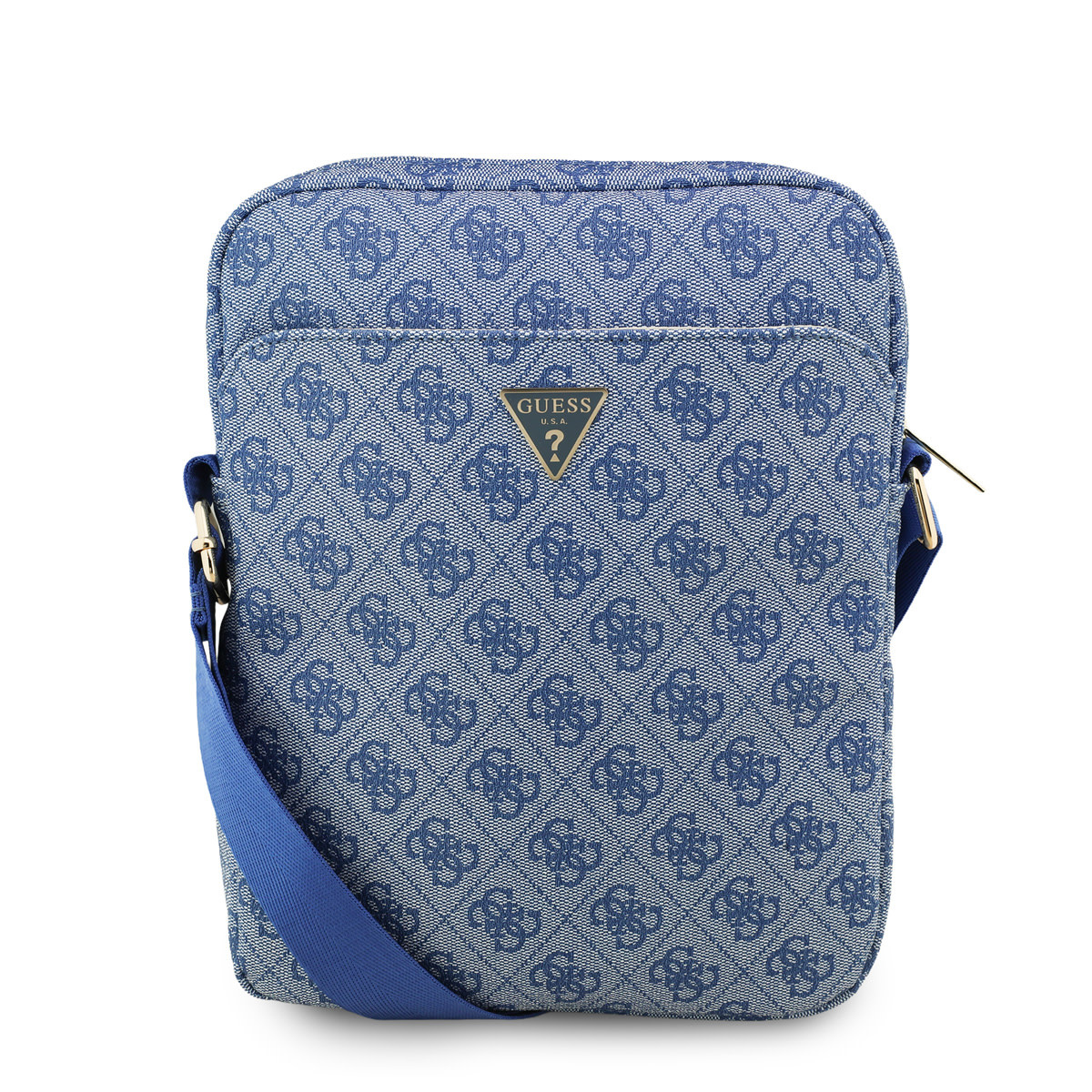 GUESS tablettas 4G - PU - triangle logo - 10 inch Blauw - detail 3