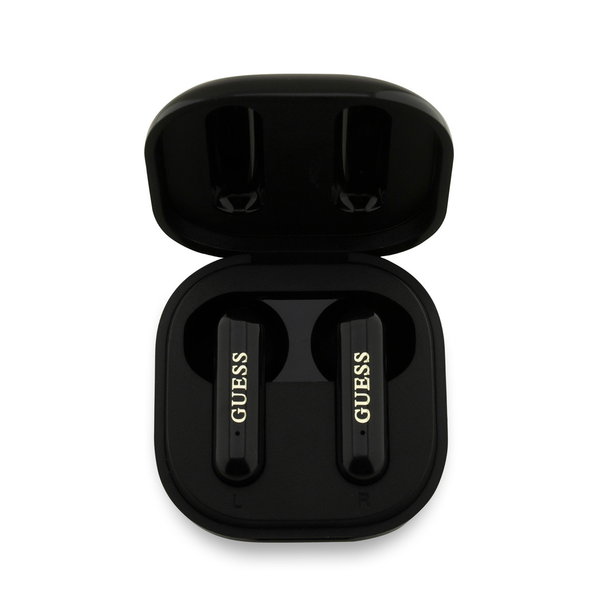 GUESS draadloze oortjes - TWS - 4G Metal Logo - Zwart - detail 1